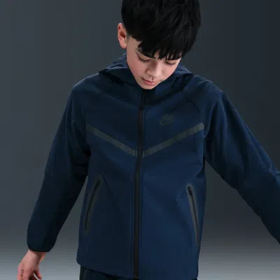 Nike Tech Big Kids' (boys') Woven Jacket In Blue