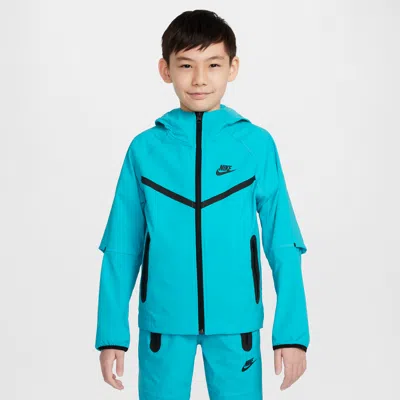 Nike Tech Big Kids' (boys') Woven Jacket In Green