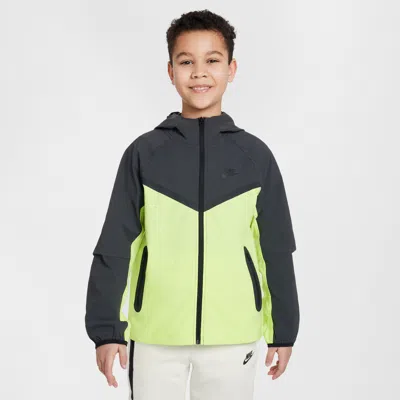 Nike Tech Big Kids' (boys') Woven Jacket In Yellow