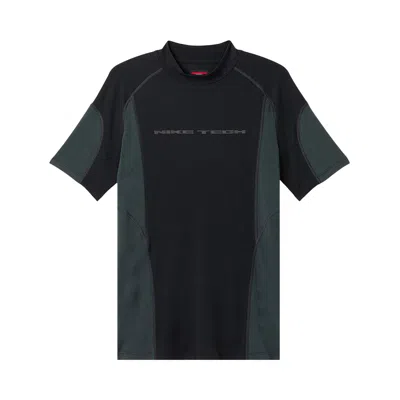 Pre-owned Nike Tech Dri-fit Short-sleeve Base Layer Top 'black/anthracite' | Men's Size L
