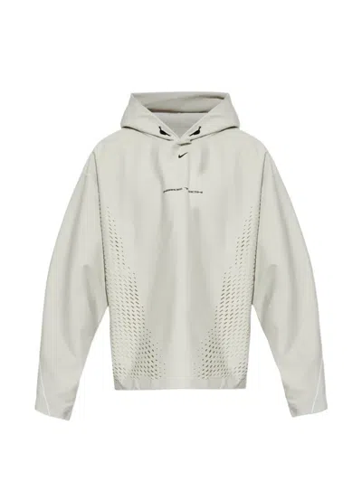 Nike Tech Dri-fit Shori-knit Pullover Hoodie In Neutral