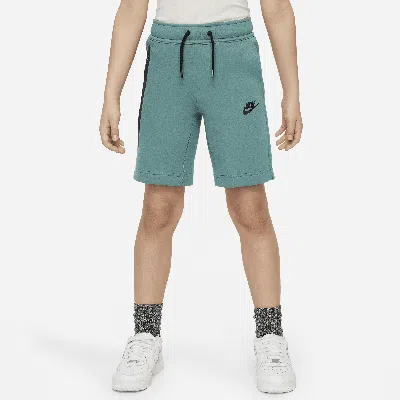 Nike Tech Fleece Big Kids' (boys') Shorts In Green