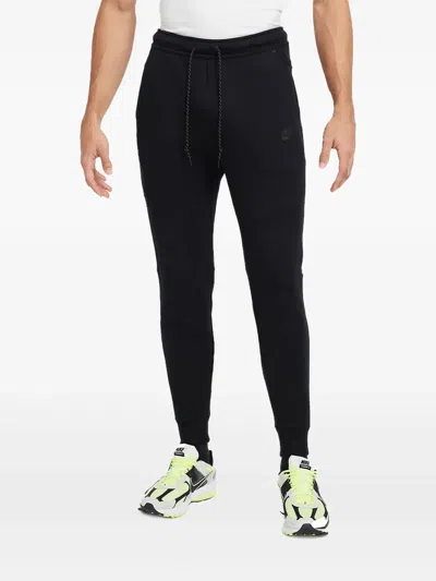 NIKE TECH FLEECE "BLACK/BLACK" TRACK PANTS