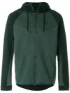 Nike Tech Fleece Colourblock Windrunner Jacket In Green