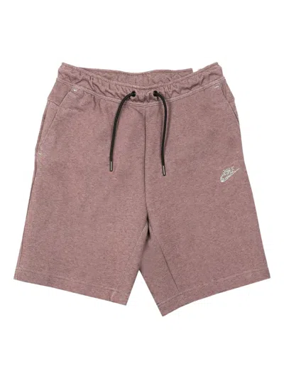 Nike Tech Fleece "dark Wine/black" Track Shorts