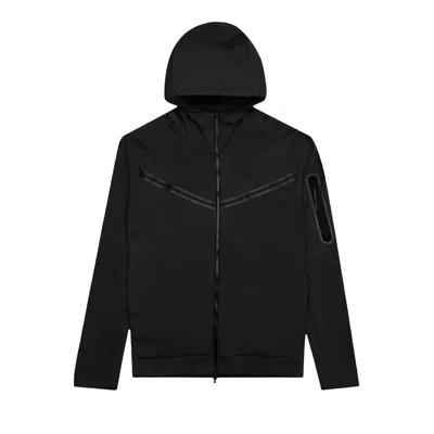 Pre-owned Nike Tech Fleece Full Zip Hoodie 'black'