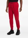 Nike Tech Fleece "gym Red/black" Track Pants In Red