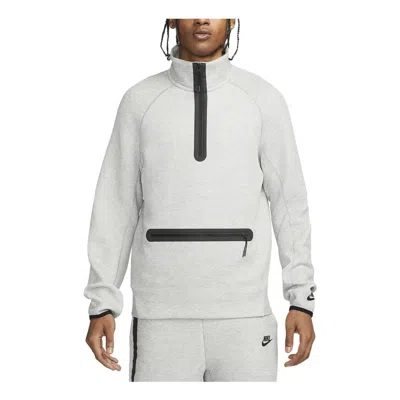 NIKE NIKE TECH FLEECE HALF ZIP SWEATSHIRT ASIA SIZING 'GREY'