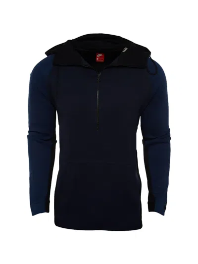 Nike Tech Fleece Half-zip Hoodie In Black