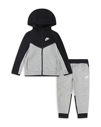 NIKE TECH FLEECE HOODED FULL ZIP SET - LITTLE KID