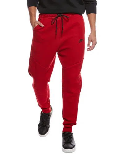 Nike Mens  Tech Fleece Joggers In Red/black