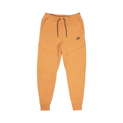 Pre-owned Nike Tech Fleece Jogger Pants 'hot Curry' | Orange | Men's Size Xs