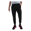 Nike Tech Fleece Joggers 'black Bright Crimson' In Multi