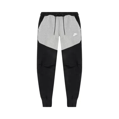 Pre-owned Nike Tech Fleece Joggers 'black/heather Grey'