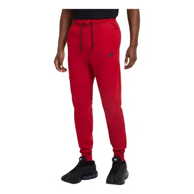 NIKE NIKE TECH FLEECE JOGGERS 'GYM RED BLACK'