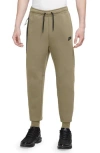 Nike Men's  Sportswear Tech Fleece Jogger Pants In Neutral Olive/black