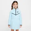 Nike Tech Fleece Little Kids' Dress In Blue