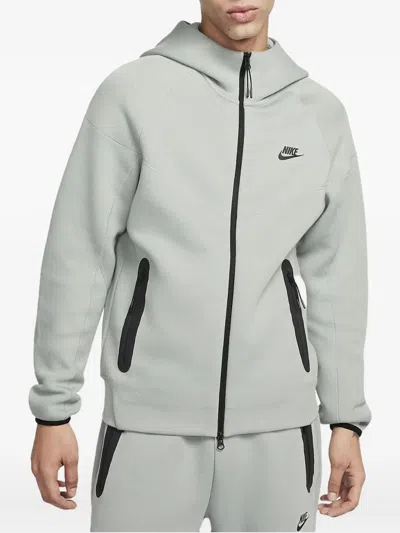 NIKE TECH FLEECE "MICA GREEN/BLACK" HOODIE