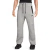 Nike Tech Fleece Jogging Bottoms Grey In Dark Grey Heather/black