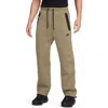 Nike Tech Fleece Open Hem Pants In Neutral Olive/black