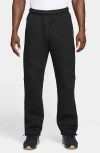 Nike Tech Fleece Open Hem Sweatpants In Black