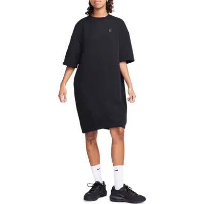 Nike Women's  Sportswear Tech Fleece Oversized Dress In Black