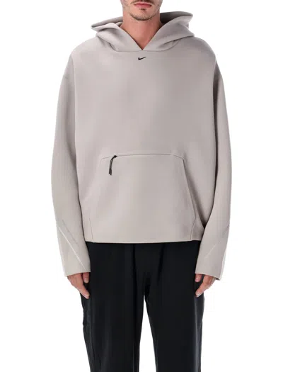 Nike Tech Fleece Pullover Hoodie In College Grey