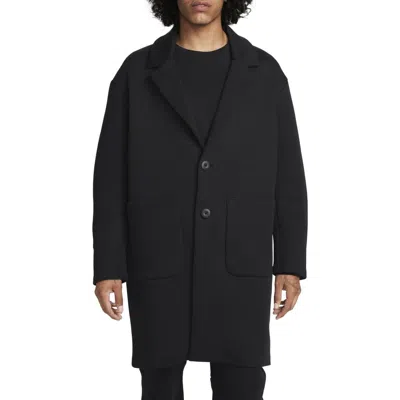 Nike Tech Fleece Reimagined Trench Coat In Black