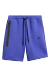 Nike Men's  Sportswear Tech Fleece Shorts In Deep Night/black