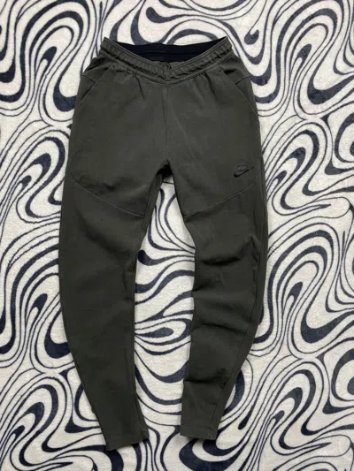 Pre-owned Nike Tech Fleece Sweatpants Pants Jogger Drill Y2k In Green