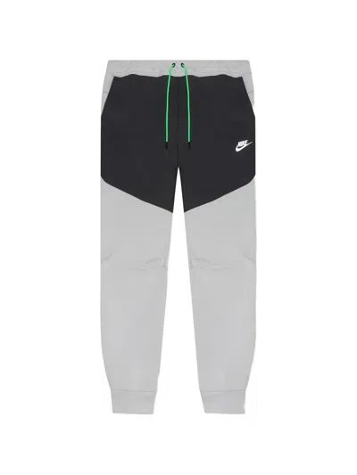 Nike Tech Fleece Taped Track Pants In Gray