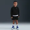 Nike Babies' Tech Fleece Toddler 2-piece Shorts Set In Black