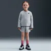 Nike Tech Fleece Toddler 2-piece Shorts Set In Gray