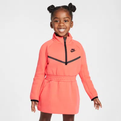 Nike Babies' Tech Fleece Toddler Dress In Red