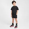Nike Babies' Tech Fleece Toddler Tee And Shorts Set In Black
