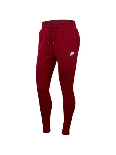 Nike Tech Fleece Track Pants In Red
