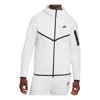 Nike Tech Windrunner Zip Hoodie In White