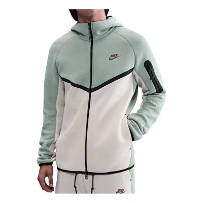 NIKE NIKE TECH FLEECE WINDRUNNER FULL-ZIP JACKET 'DUSTY SAGE LIGHT OREWOOD BROWN'