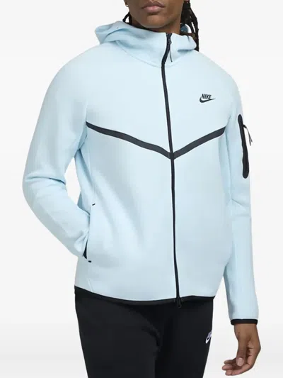 Nike Tech Fleece Windrunner Zip-up Hooded Jacket In Blue