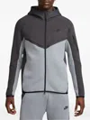Nike Tech Fleece Windrunner Zip-up Hoodie In Gray