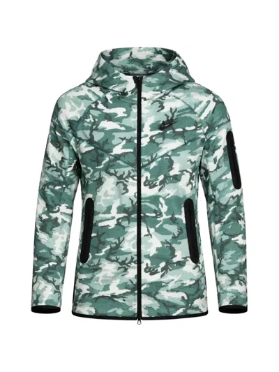 Nike Kids' Tech Fleece Zip Hoodie In Green