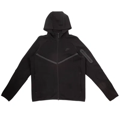 Pre-owned Nike Tech Full Zip Windrunner Hoodie 'black/black' | Men's Size M