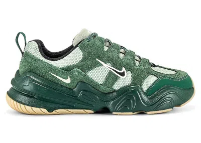 Pre-owned Nike Tech Herra (women's) Sneakers In Oil Green/fir/coconut Milk