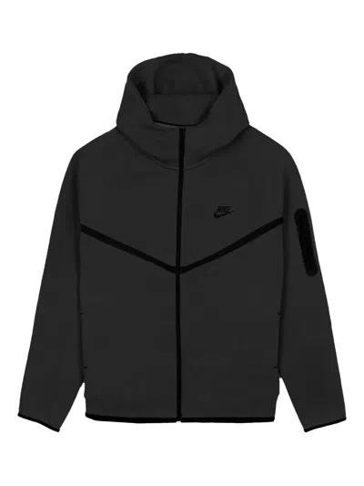 Nike Tech Hooded Jacket In Black
