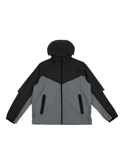 Nike Tech Hooded Jacket In Gray