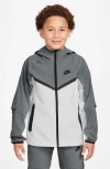 Nike Kids'  Tech Hooded Performance Zip Jacket In Multi