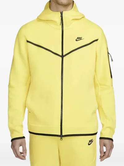 Nike Tech Hoodie In Yellow