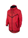 Nike Tech Hypermesh Wind Runner Athletic Jacket In Red