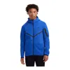 Nike Tech Windrunner Zip Hoodie In Blue