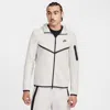 Nike Tech Windrunner Zip Hoodie In White
